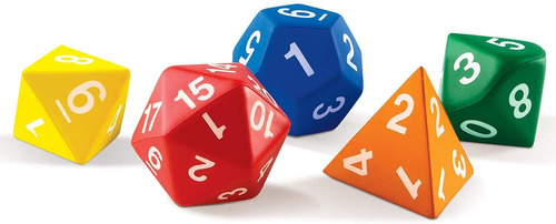 Learning Resources Jumbo Foam Polyhedral Dice
