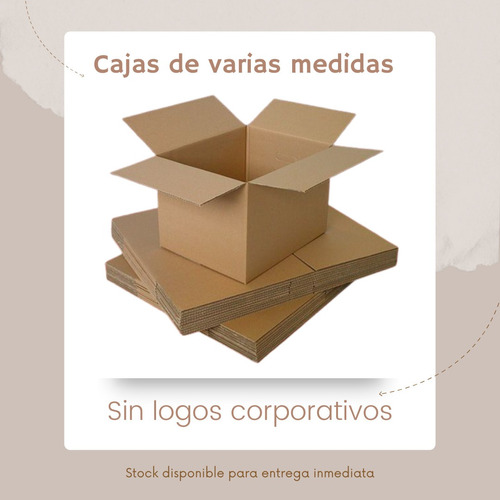 Cajas De Cartón Sin Logos Corporativos , Sin Impresión (Reacondicionado)