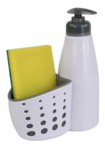 Dispenser Para Detergente Con P Esponja Jabón Organizador