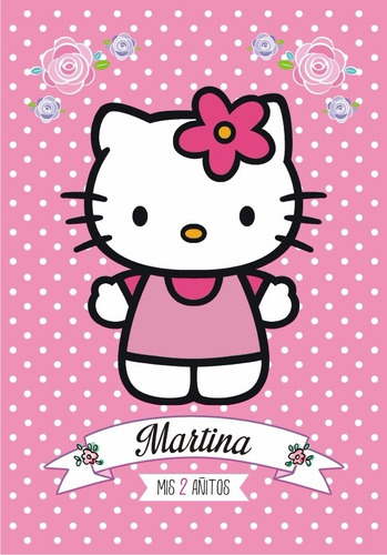 Hello Kitty Souvenir Anotador Personalizado X 32 10x14!!!