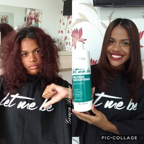 Escova Progressiva Let Me Be Protein Smoothing 1l Passo Unico Sem Formol Pronta Entrega Envio 24horas