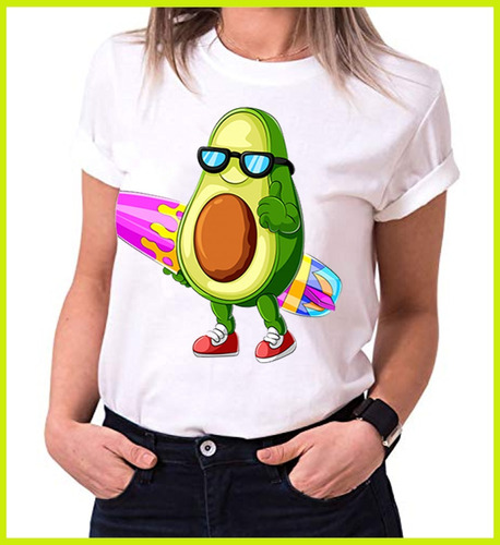 Blusa Playera Moda Mujer / Camiseta Aguacate / Avocado Fun
