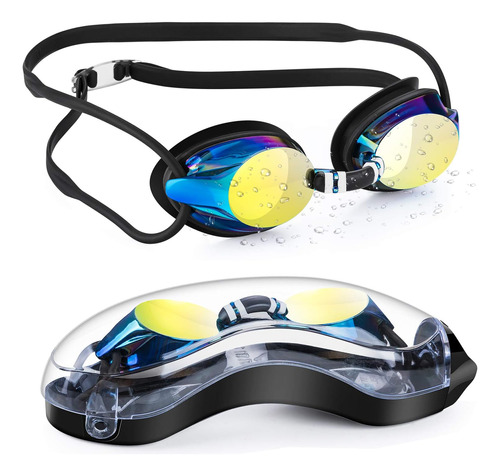 Portzon Dynamics Swim Goggles, Anti Fog Clear No Leaking  Aa