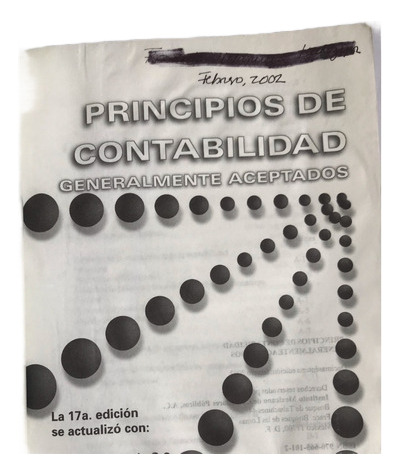 Contabilidad, Principios De Generalmente Aceptados (Usado)