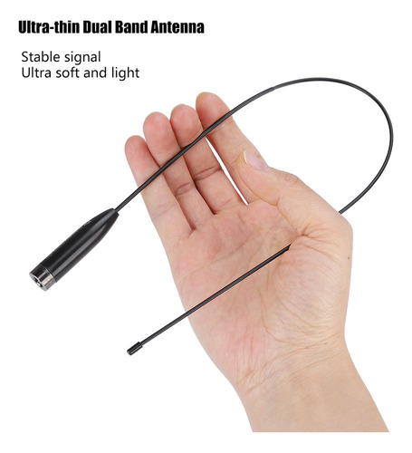Xinnuo Antena Walkie Talkie De Radio Ultra Delgada Para