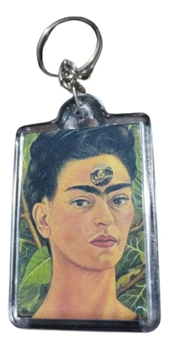 Frida Khalo Llavero Acrilico Con Doble Imagen  N 2