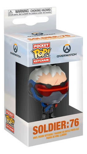Llavero pop: Overwatch - Soldier 76