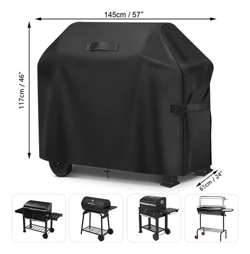 Cubierta Parrilla Asador Protector Exterior Funda Barbacoa