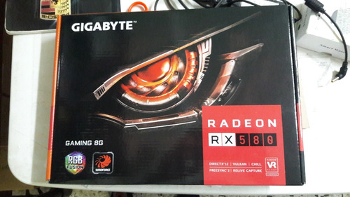 Tarjeta De Video Gigabyte Rx 580 8gb Ddr5 Radeon Rx580 Nueva