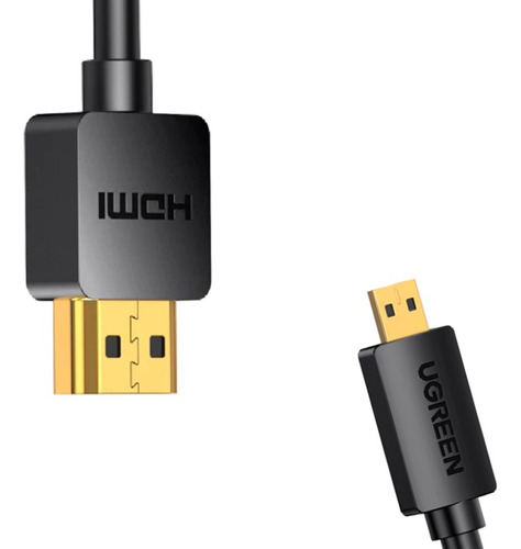 Micro Hdmi Pvc Macho Bidireccional 4k@60hz Tv 3m Audio Cable