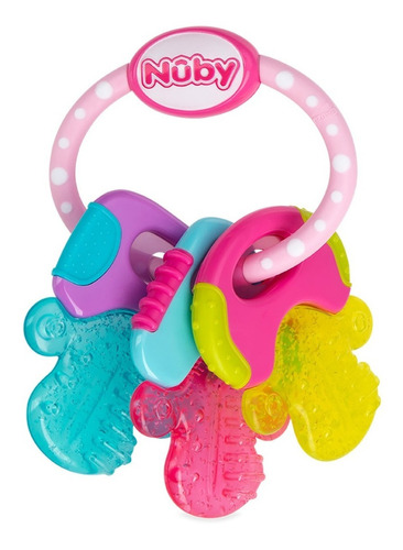 Mordedera Nuby De Gel Llaves Color Rosa