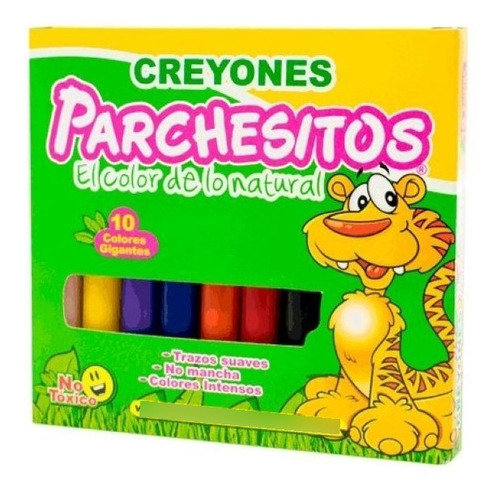 Crayola Crayones Jumbo Parchesitos X 10 Colores 