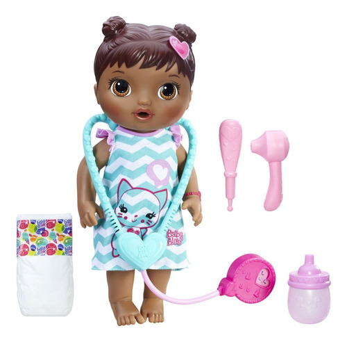 Boneca Baby Alive - Negra - Cuida De Mim - Hasbro