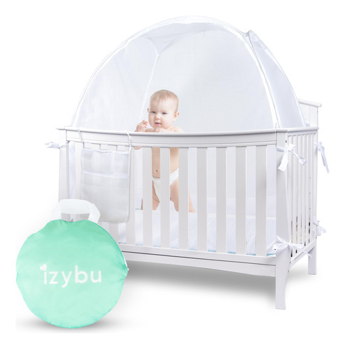 Izybu Tienda De Campana Para Cuna De Bebe, Red De Malla Tran