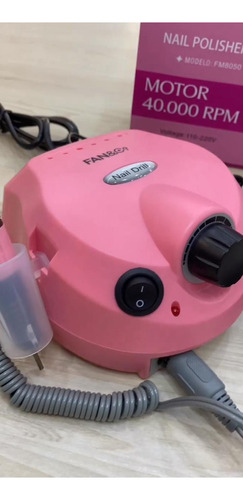 Motor Porquinho Rosa Fan Nails 40.000 Rpm Bivolt