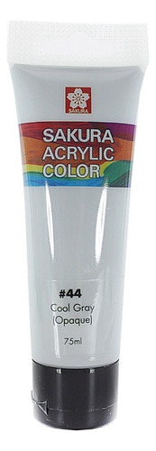 Pintura Acrilica Sakura 75ml Color Gris Frio #44