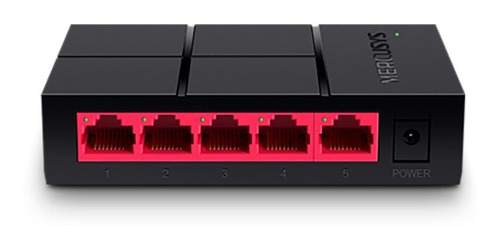 Imagen 3 de 3 de Switch Gigabit 10/100/1000 5 Puertos Switch Mercusys Ms105g