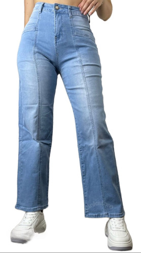 Jeans Pierna Ancha Mujer