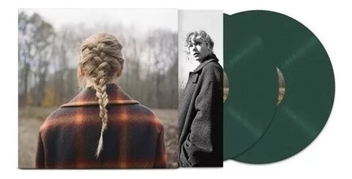 Vinilo Taylor Swift - Evermore   Vinilos Color Verde 