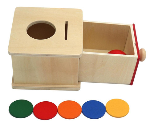 Montessori Ball Drop Box Desarrolla Habilidades Motoras