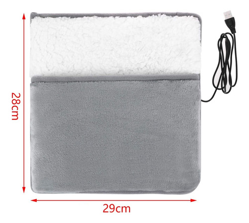 Calentador Para Pies Con Cable Usb Almohada De Pies Polar ©