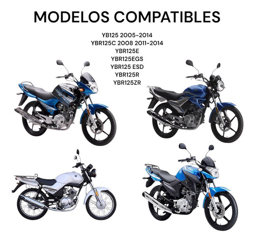 Kit Clutch Embrague Completo Para Yamaha Ybr125r Clutch Mtc