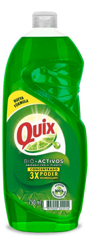 Quix Lavaloza Concentrado Limón 750 Cc