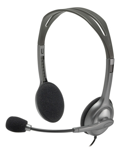 Audífonos H111 Con Micrófono De Logitech Negro