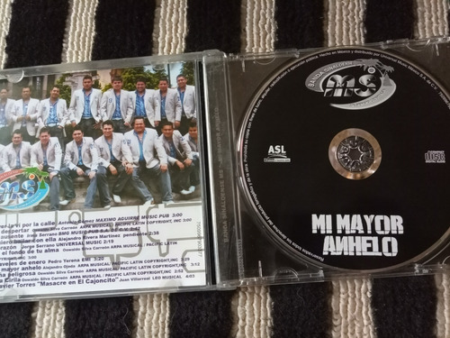 Banda Ms Cd Mi Mayor Anhelo (Usado)