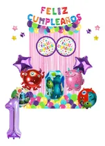 Comprar Set Decoracion Cumpleaños Globos Monsters Inc Monstruos Boo Color Rosa Monsters Inc-rosa Número 1
