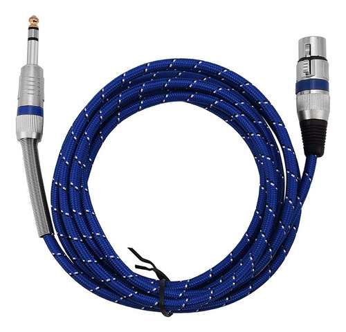 Cable Audio Estereo Macho Hembra 0.250 In Adaptador Xlr 3