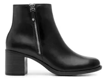 Comprar Botin Flexi Con Tacón Cierre Lateral Externo E Interno Moda