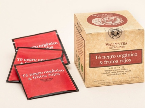 Wally's Tea Patagonia - Te Frutos Rojos, Vainilla, Otros