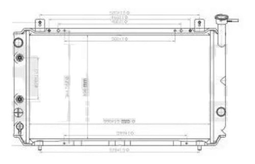 Radiador Nissan Tsuru Ii 1991-1992 L4 1.6lts Automatico