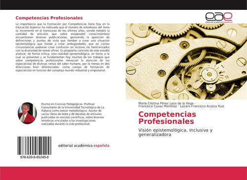 Libro: Competencias Profesionales: Visión Epistemológica, In