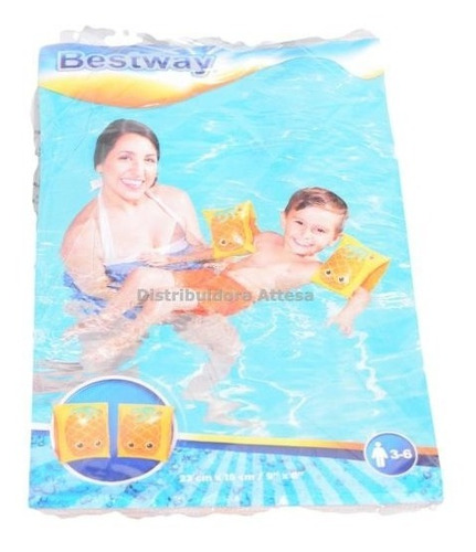 Brazaletes Flotadores Para El Agua Frutas Bestway Bracitos