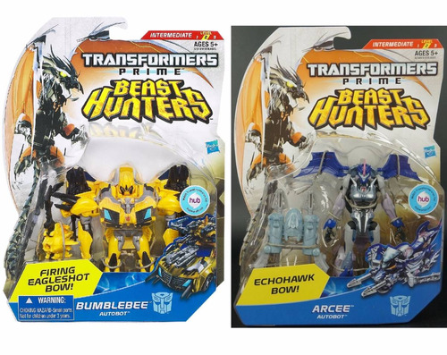 Transformers Beast Hunters Bumblebee  Arcee Hasbro 2 Figuras