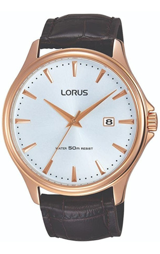 Reloj Hombre 43 Mm | Lorus (by Seiko) | Rs946cx9 | Original Color de la correa Marrón oscuro