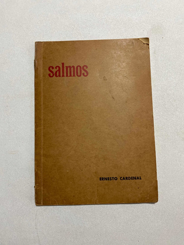 Libro Salmos, Ernesto Cardenal 1964 (Reacondicionado)