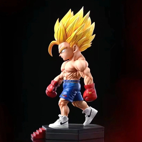 Action Figure Dragon Ball Gohan Ssj Boxe Body Builder 22cm