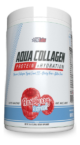 Ehp Labs Aqua Collagen Protein + Hydration 297g Sabor Raspberry Refresh