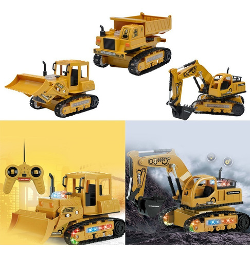 Caminhão Guindaste De Controle Remoto Brinquedo 1:24