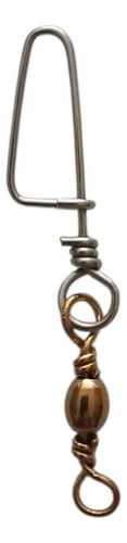 Esmerillon Bronce Con Mosqueton Pesca X 10 Unidades Waterdog