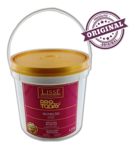 Imagem 2 de 6 de Máscara Nutrição Balde 2,5k Lissé Pro To Day Profissional