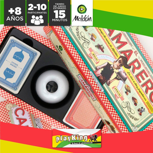 Imagen 3 de 6 de Juego De Mesa El Camarero De Maldon