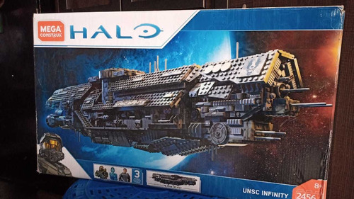 Unsc Infinity 2456pzas Halo Mega Construx