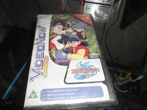 Beyblade Videonow 3 Pvd's Dispositvo Movil 2004