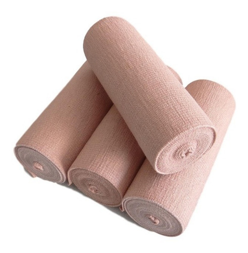 Vendas Elásticas 15 Cm Tratamientos Reductivos. 4 Pzas.