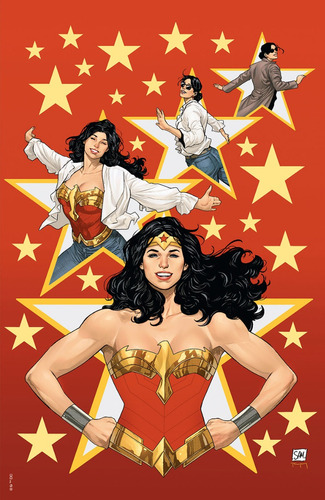 Comic Wonder Woman #800 Portada Metalizada Dc Daniel Sampere