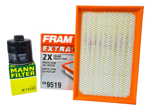 Kit De Filtros Vw Lupo 1.6 2005-2010 Aire Y Aceite Sintético